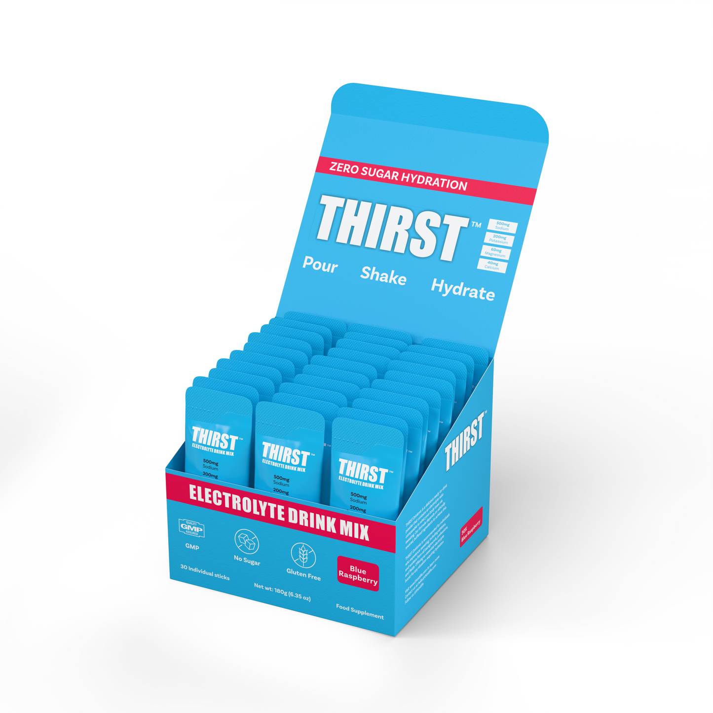 30 Blue Raspberry sticks